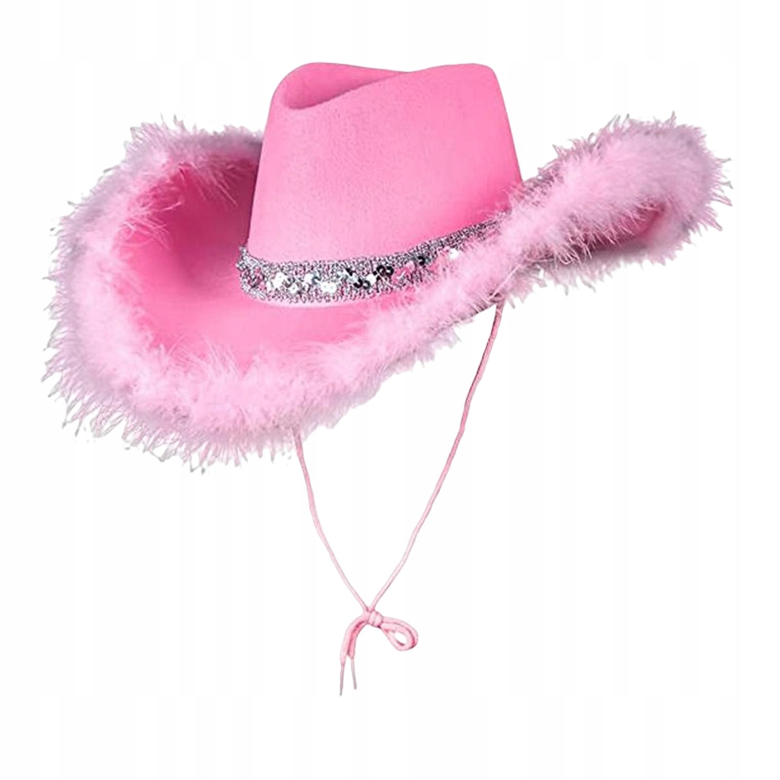 Moda Cowgirl Hat Chic Pink Cowboy Hat dla