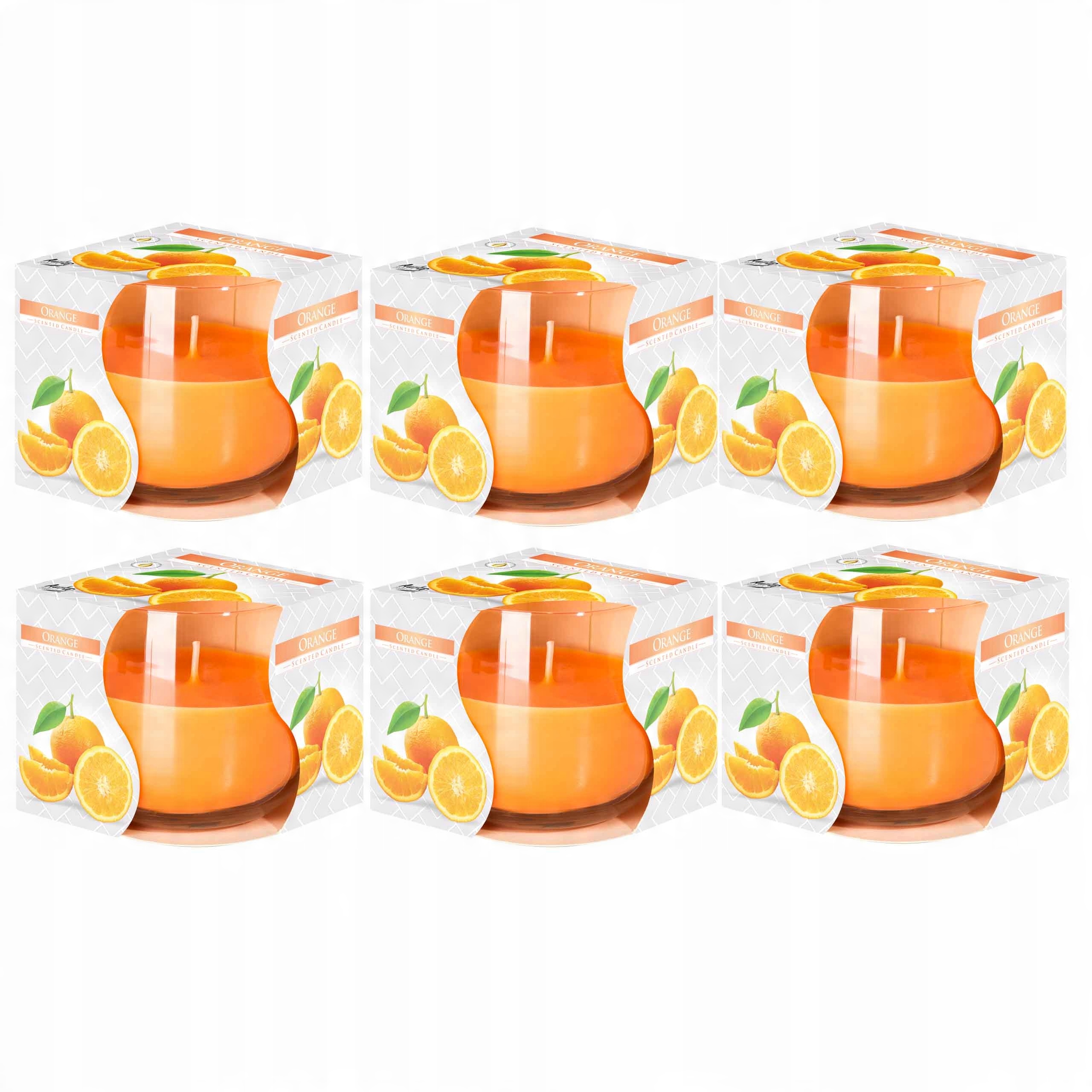 

Świeca zapachowa Pomarańcza Orange świeczka 6szt