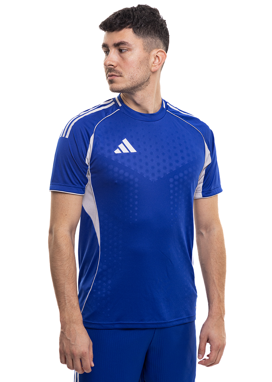 Tričko Pánské adidas Tiro 25 Fotbalové zápasové tričko Modré vel L