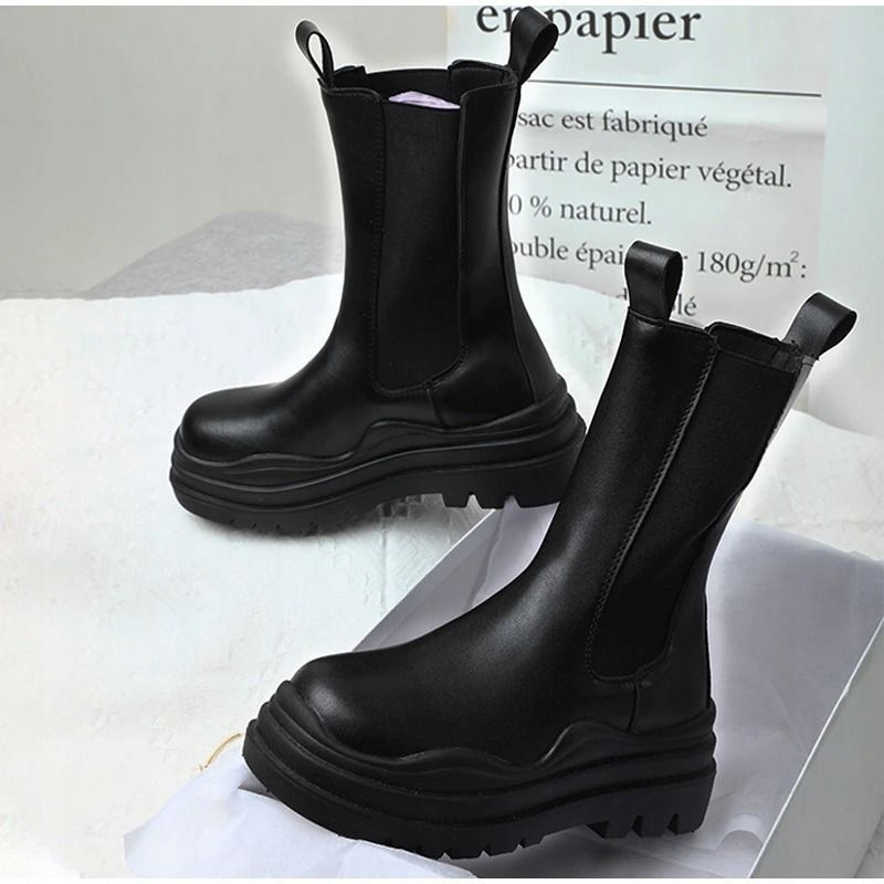 BOTKI NA PLATFORMIE alladies AS2306 bez ocieplenia Rozmiar 35