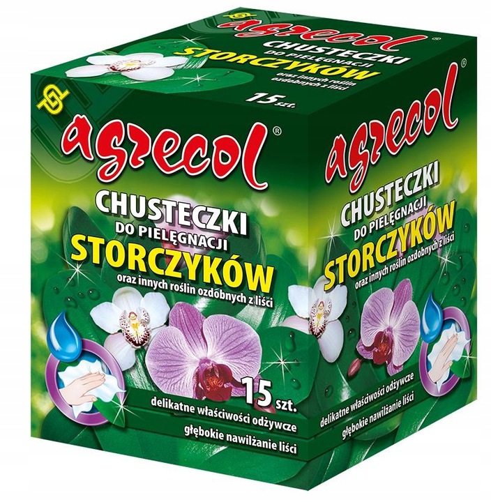 

Agrecol Chusteczki do pielęgnacji storczyków 15szt