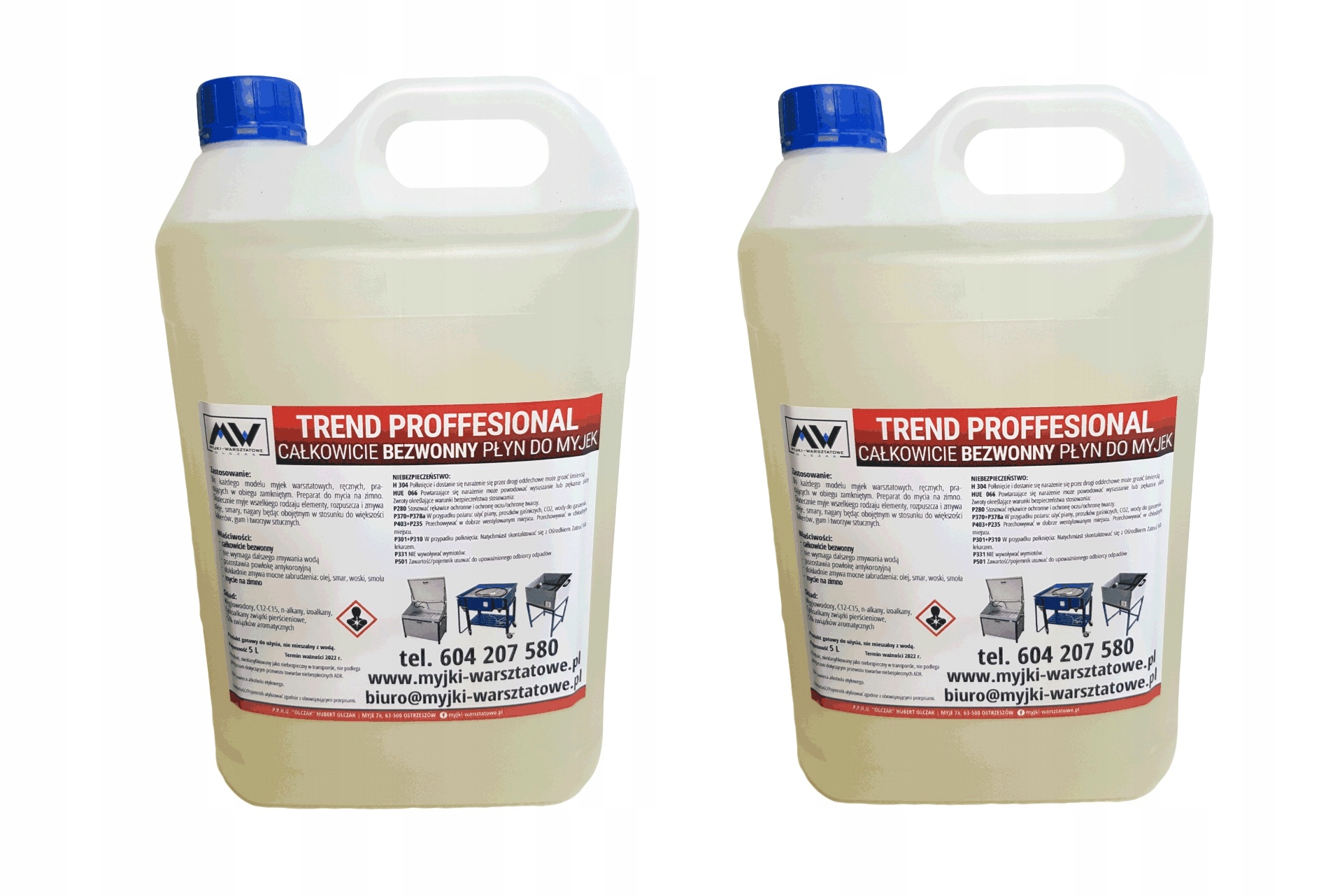 BEZWONNY PLYN DO MYJEK WARSZTATOWYCH 10 L