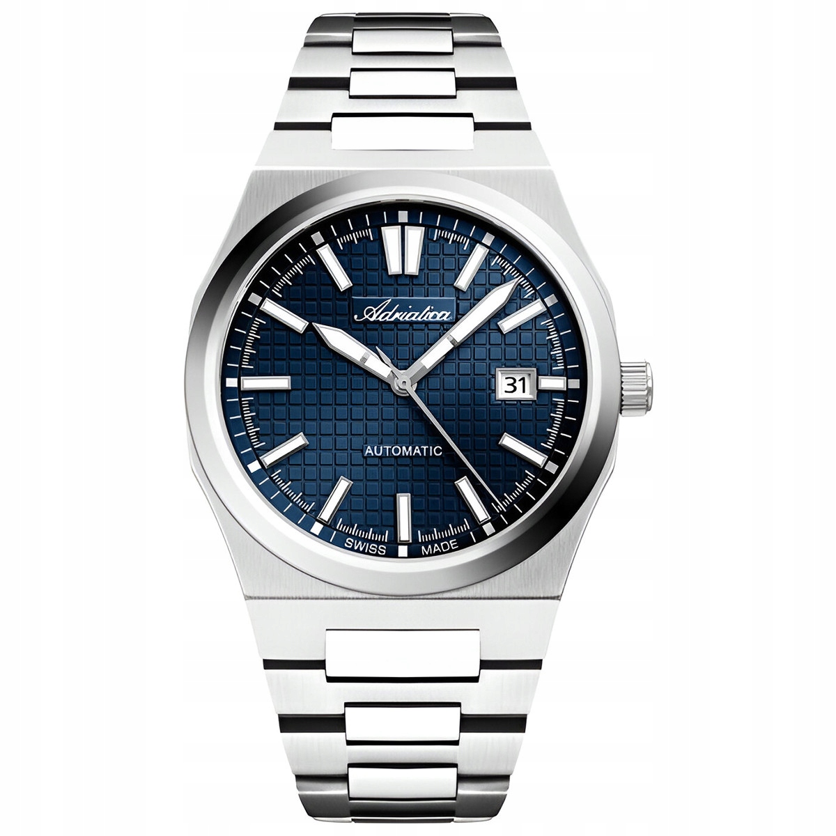 Pánské Hodinky Adriatica A8326.5115A stříbrný náramek