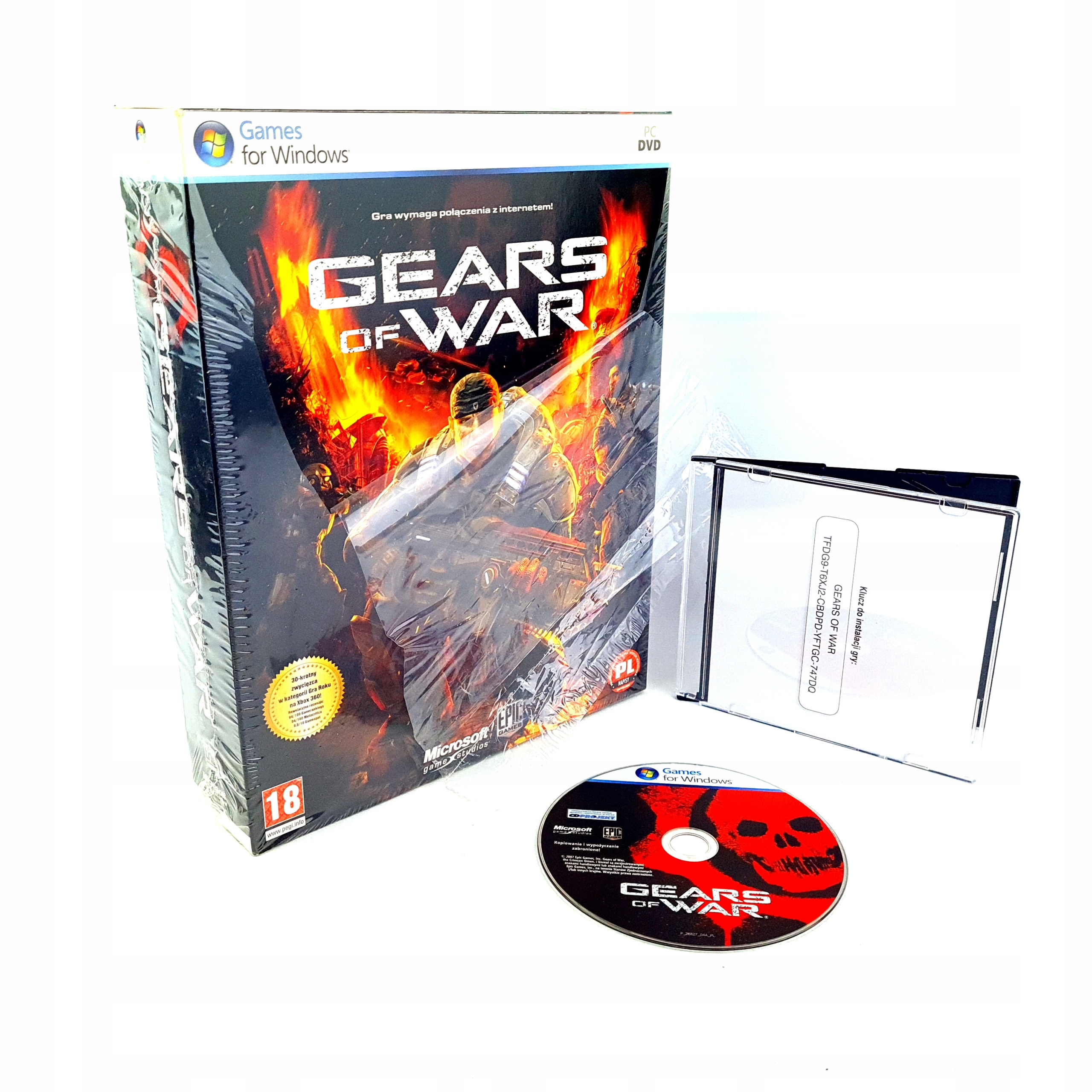 GEARS OF WAR BIG BOX PC VERY RARE COLLECTOR'S EDITION PL