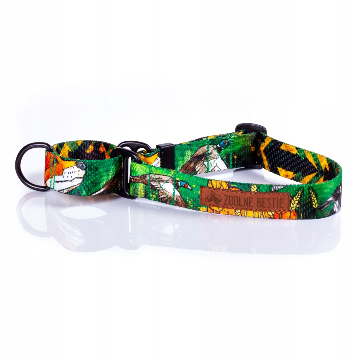 

Obroża martingale dla psa Zdolne Bestie M sze2,5cm