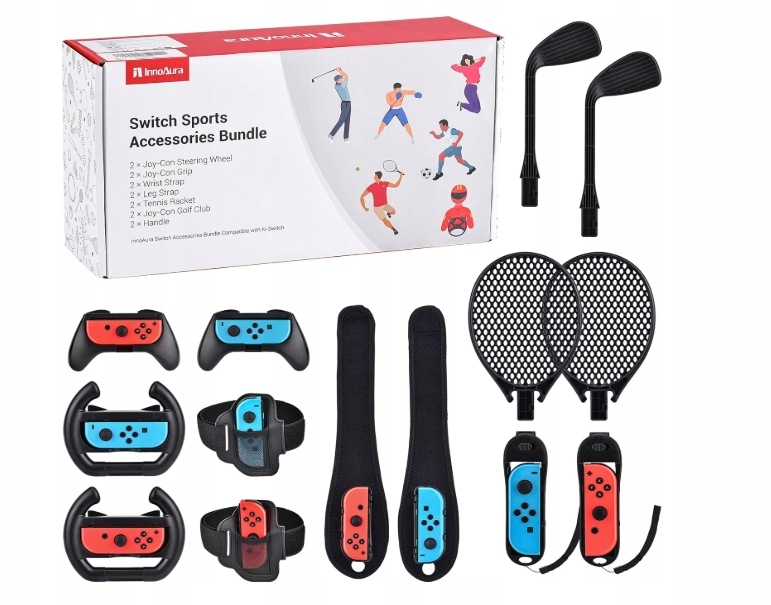 InnoAura Sport zestaw akcesoria nintendo switch, switch 2