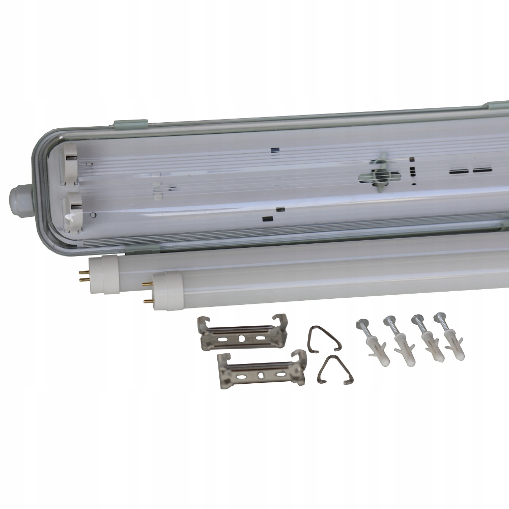 Oprawa hermetyczna lampa 120cm + 2x Świetlówki LED