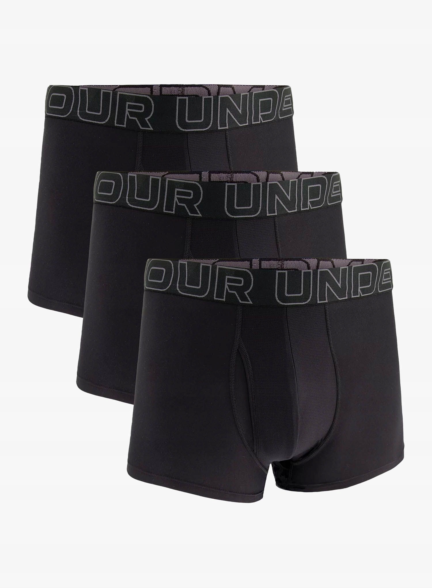Termoaktivní boxerky Under Armour Performance Tech 3 in 3-Pack černá M