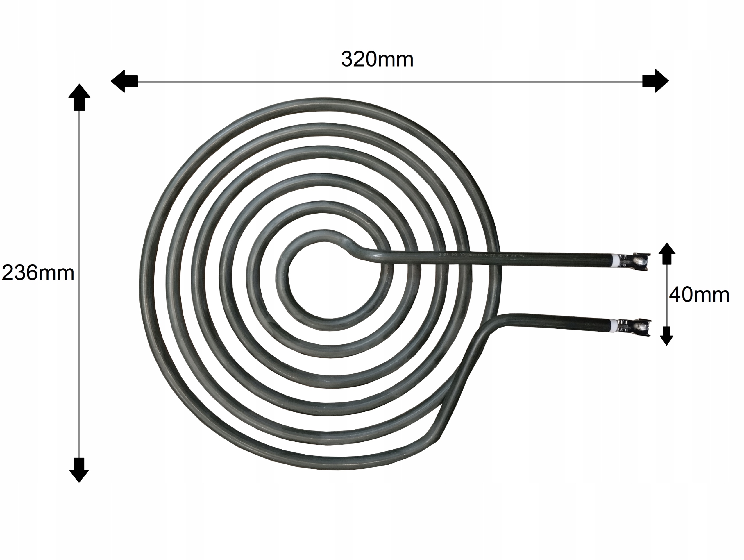 Grzałka spiralna do nagrzewnicy 2000W 230V