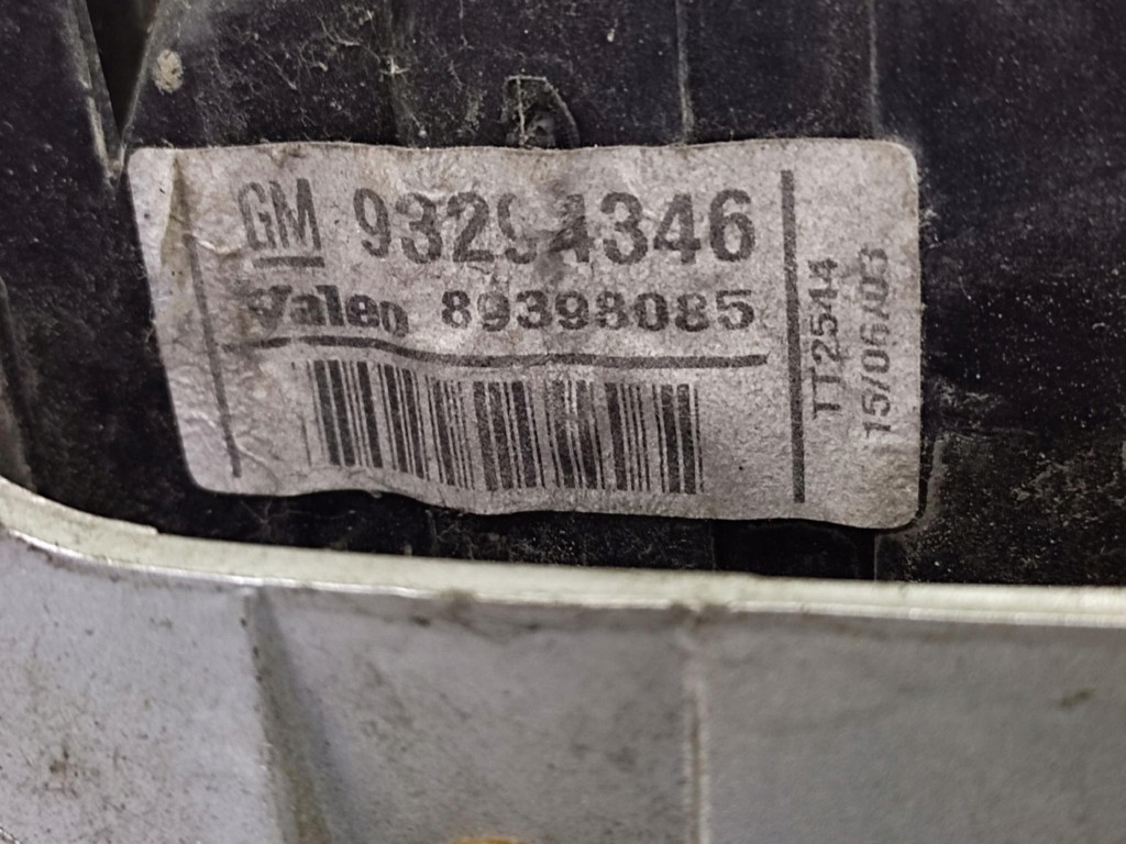 OPEL MERIVA A light right rear part 93294346
