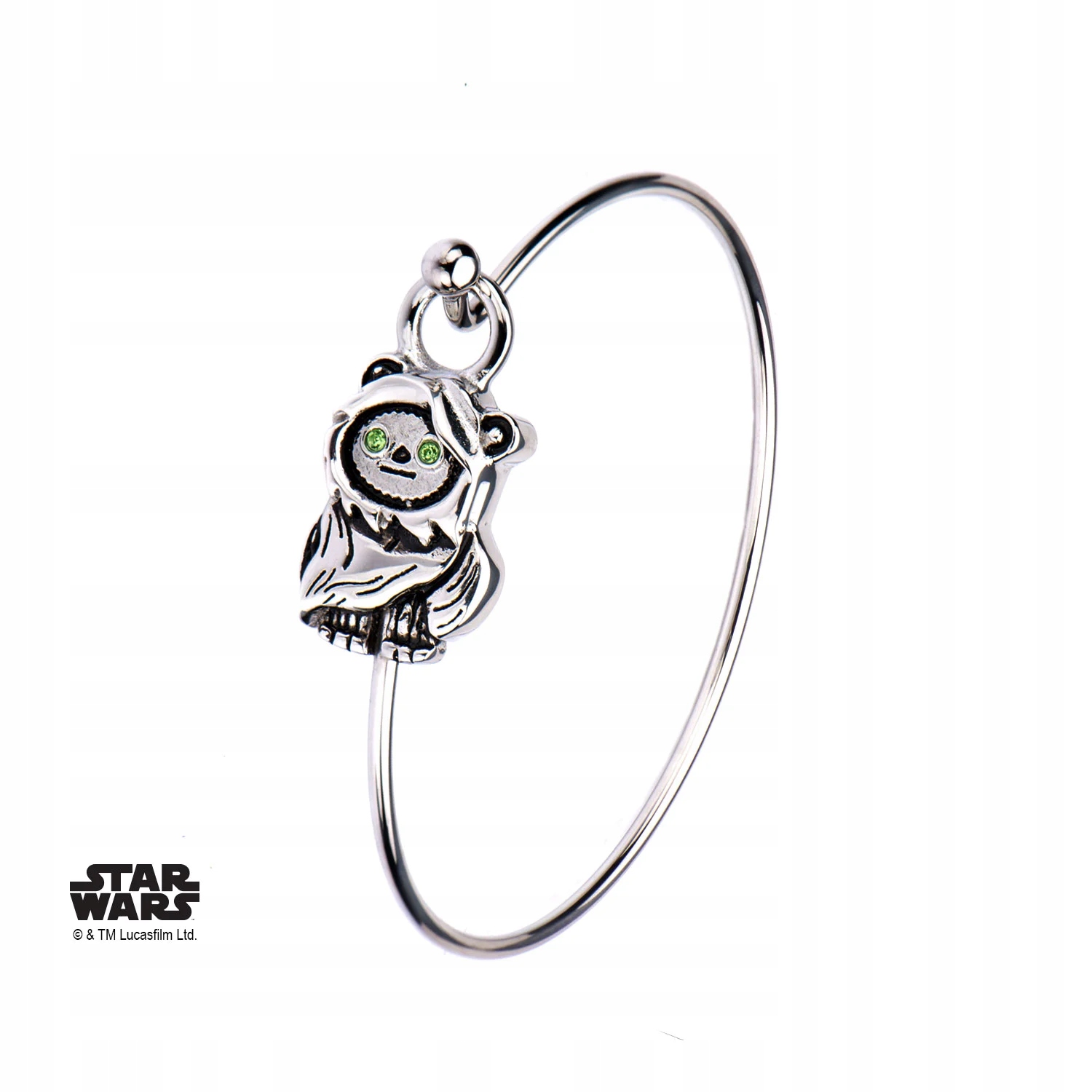 Star Wars – Dámský náramek z ušlechtilé oceli 3D Ewok Bangle