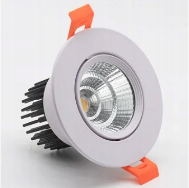 LED dimmable embedded round downlight 3W 5W 7W 9W 12W 15W 18W COB ...