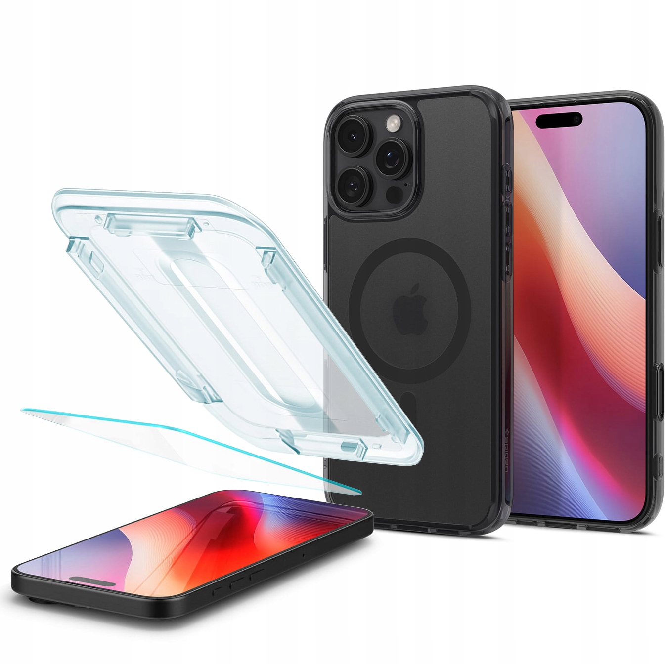 Pouzdro sklo Spigen pro iPhone 16 Pro Max pouzdro pro MagSafe kryt zadní kryt