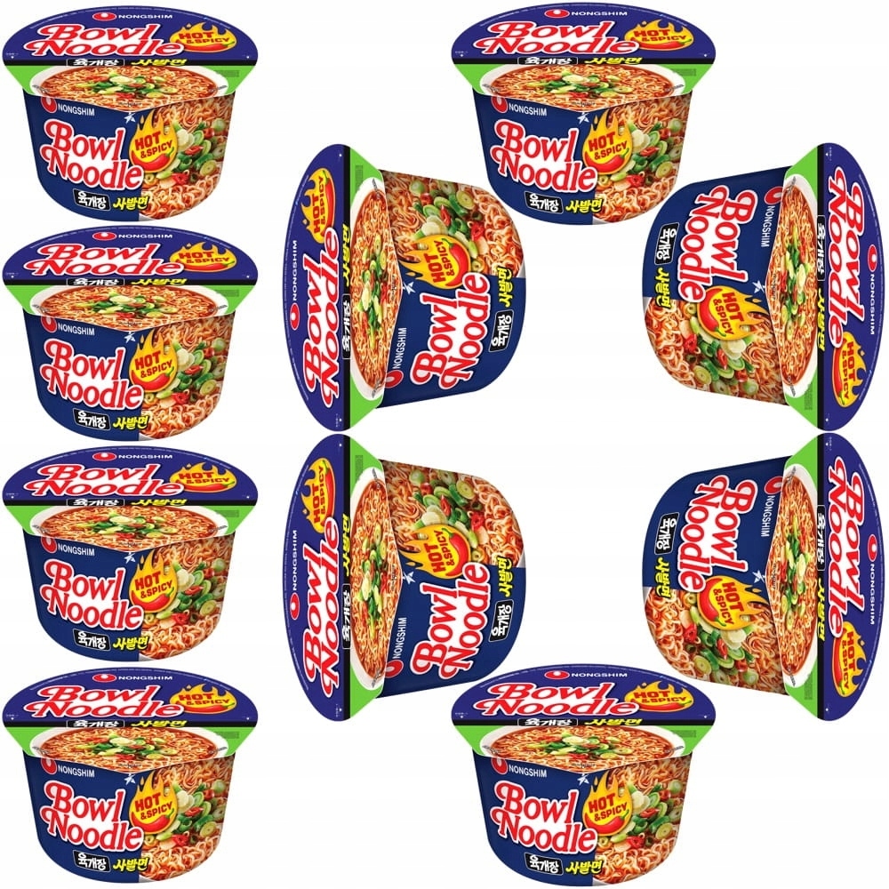 Levně 10x Korejská instantní polévka Cup Hot 100g Nong Shim