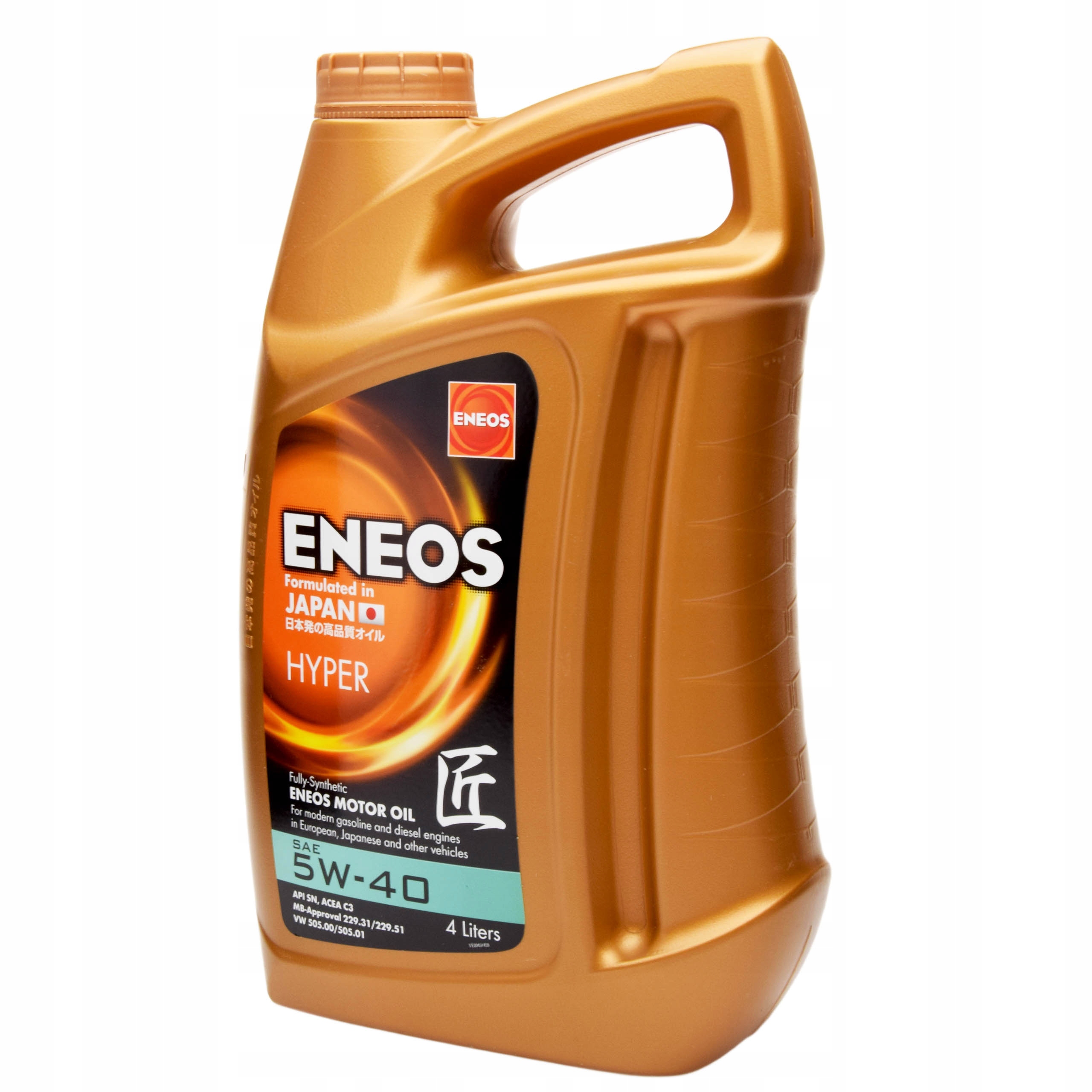 Motorový olej Eneos 4 l 5W-40