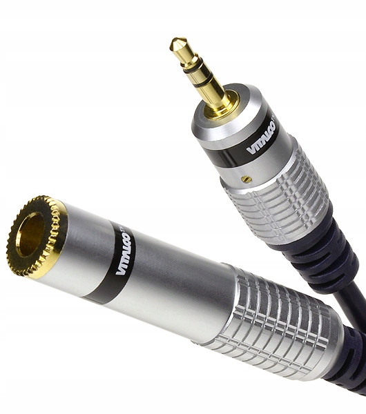 

Przejście wtyk 3,5mm / gniazdo 6,3mm Vitalco 0,2m