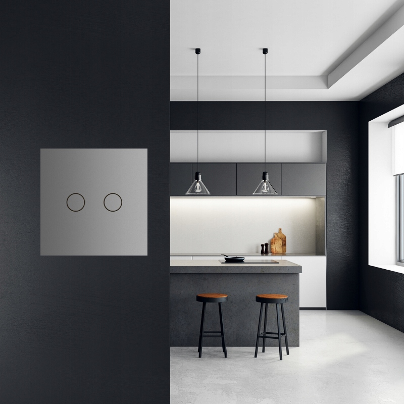 LIVOLO PANEL SZKLANY WŁĄCZNIKA DOT. PODWÓJNEGO S Rodzaj produktu wyłącznik pojedynczy