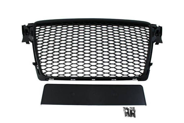 Gril Audi A4 B8 RS-Style Black Pdc