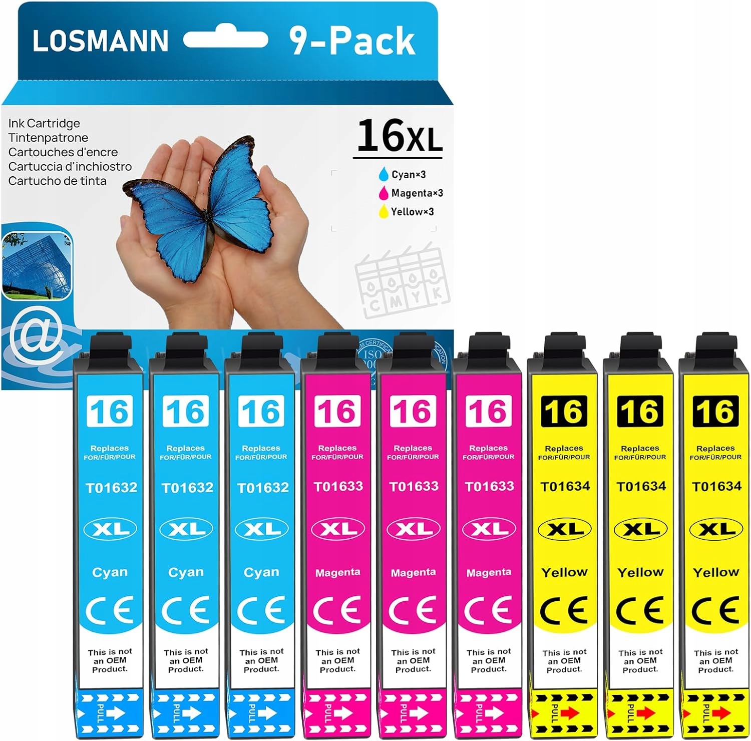 LOSMANN Tusze Zamienniki Canon PIXMA MG IP MX IX 12 Sztuk — miniatura 8