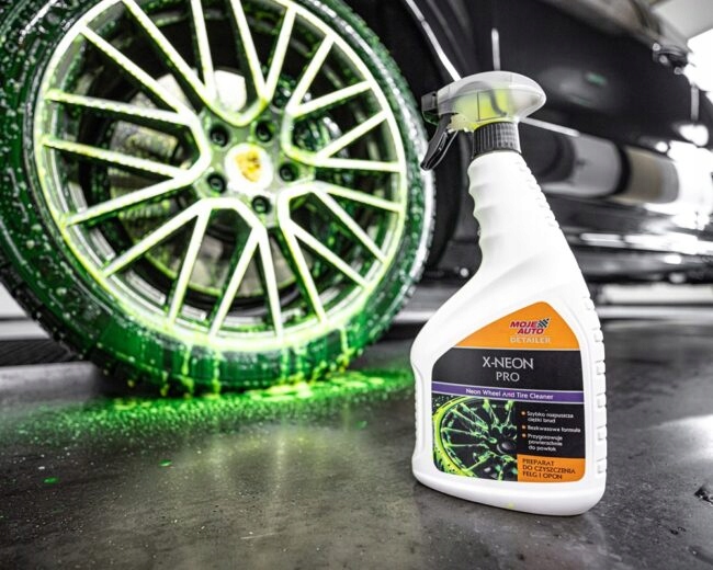 NOWOŚĆ!!! MOJE AUTO - Preparat do felg i opon X-NEON PRO 750ml - Atomizer Producent Moje Auto