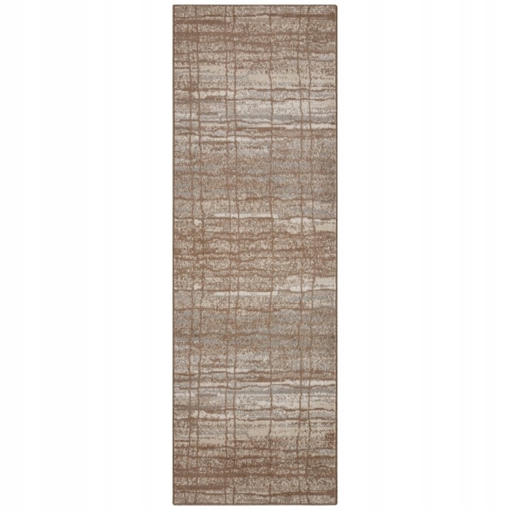 Koberec Běhoun 80x200 cm do chodby-předsíně, moderní, hnědý, měkký