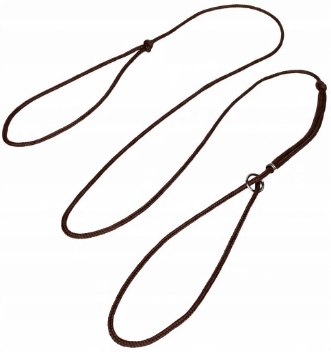 

Smycz Wystawowa Ringówka Linka ø 4 150 CM