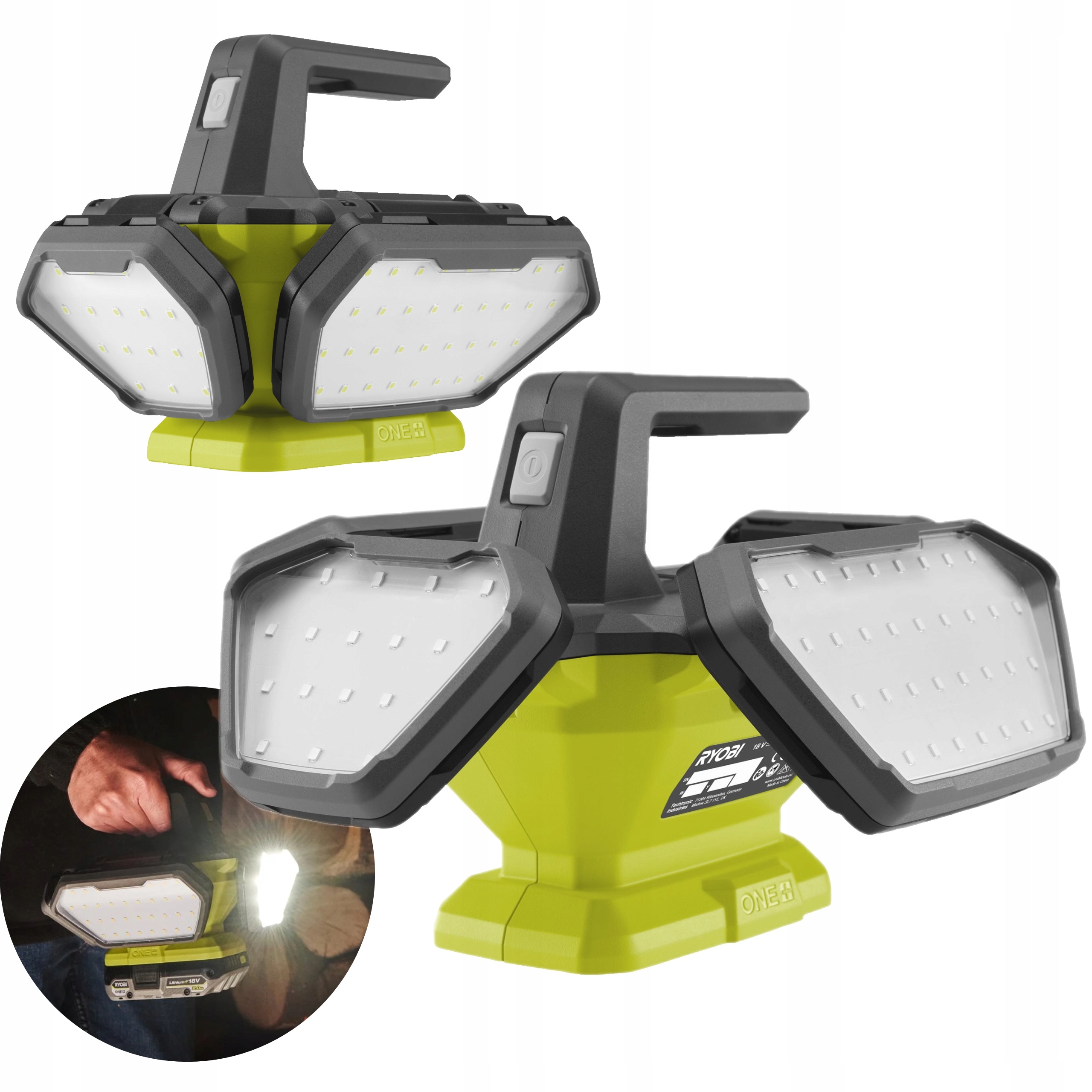 Ryobi Lampa 360° Baterka Akumulátorová 18V One+ 3500lm R18L360-0