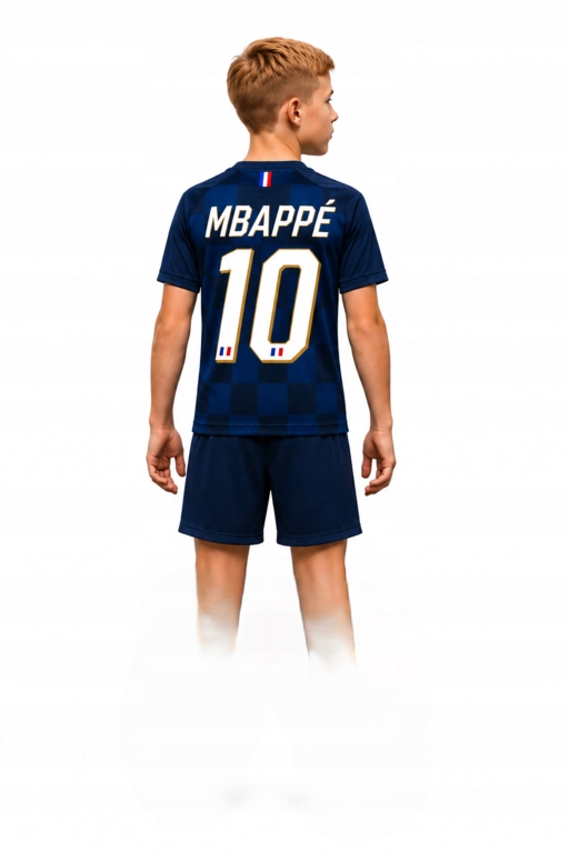 Mbappe Francja 2026/27 komplet koszulka spodenki rozmiar 146