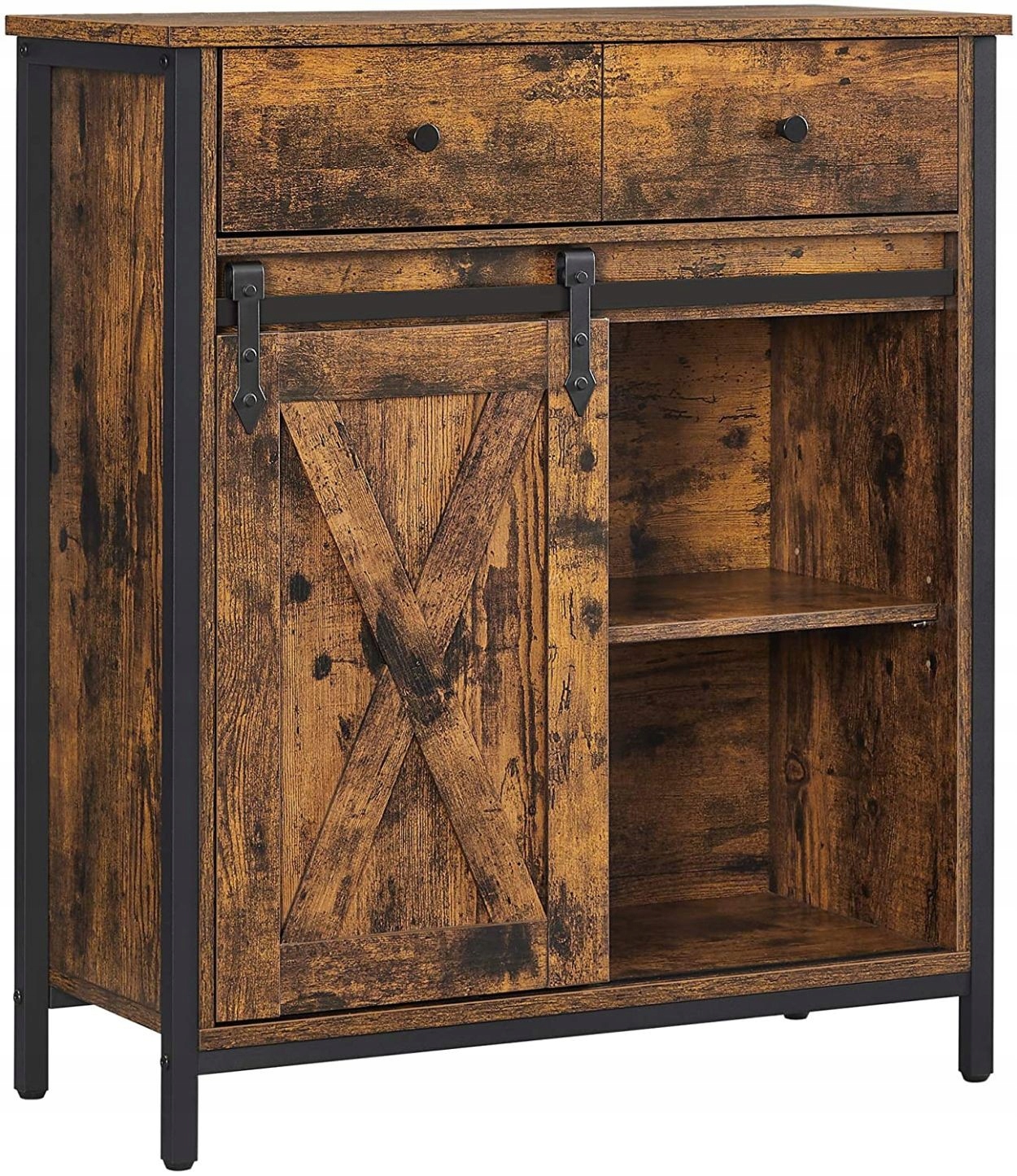 Industriální skříňka s posuvnými dvířka 70 cm Loft