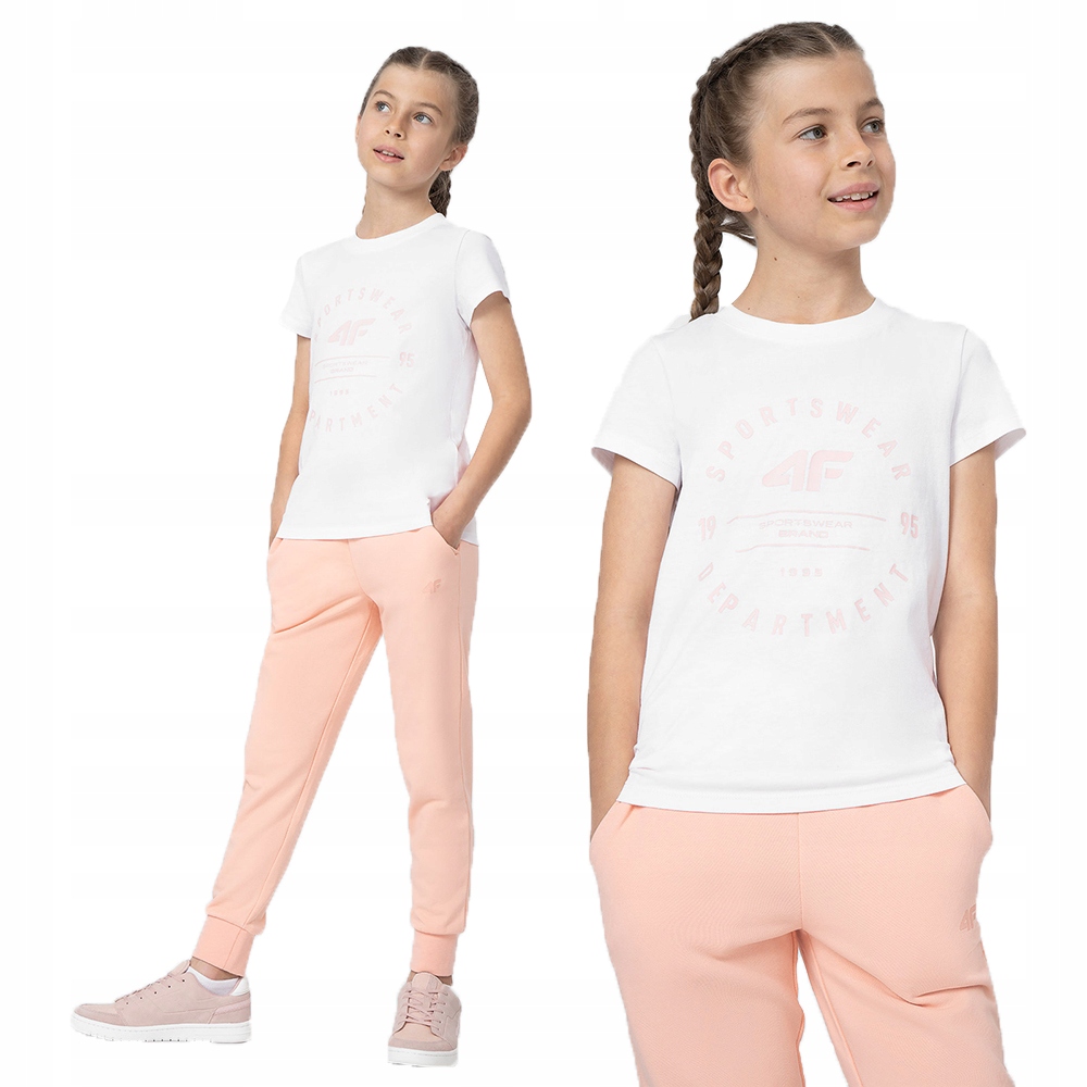 

4F Koszulka Dziewczęca T-shirt Bawełniany