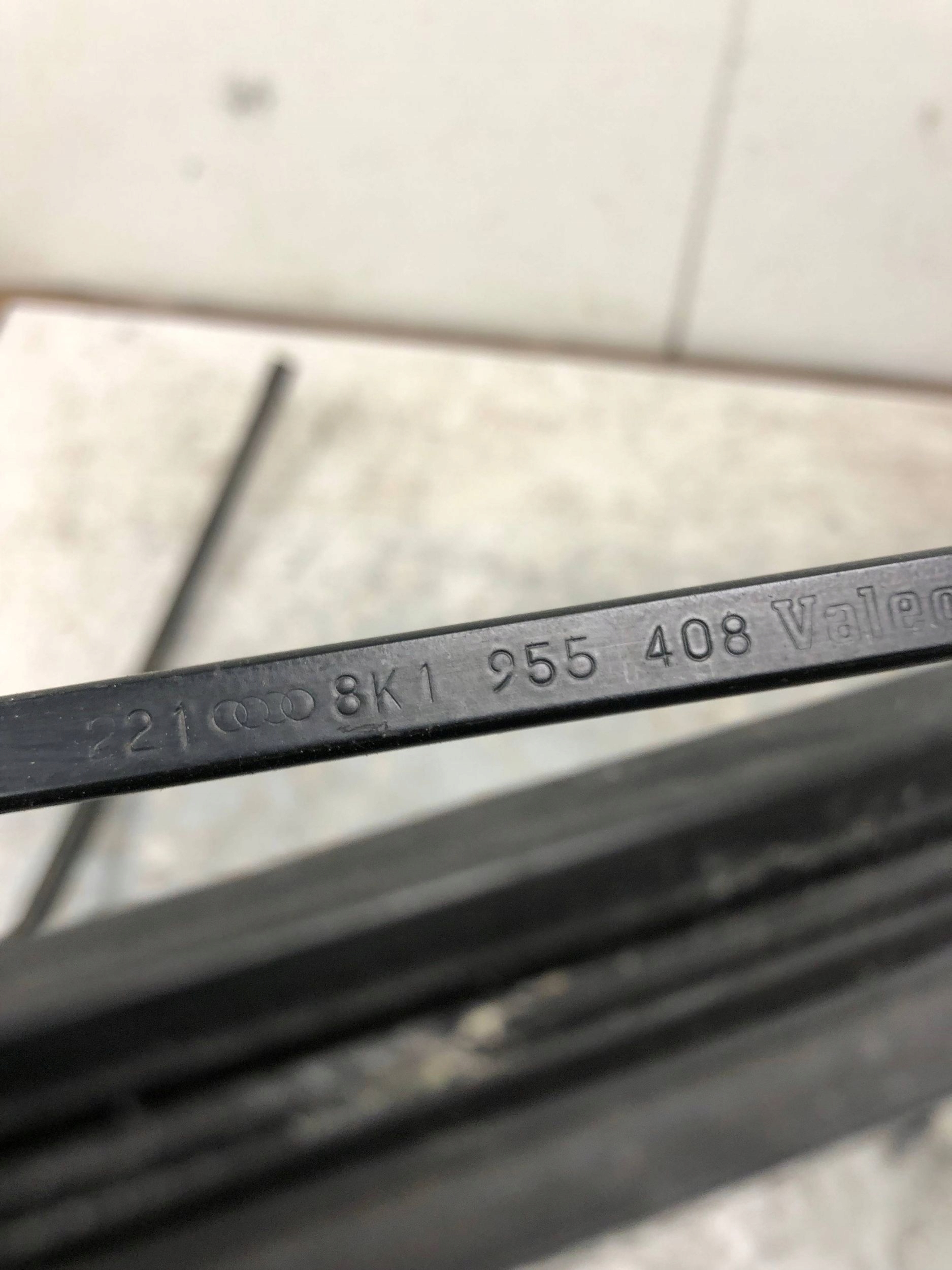 Bracci tergicristallo AUDI A4 B8 8K1955408 8K1955407
