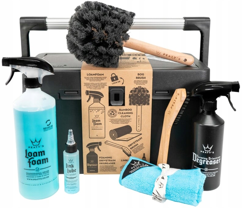 Sada na čištění kola Peaty's Complete Bicycle Cleaning Kit pro každé počasí