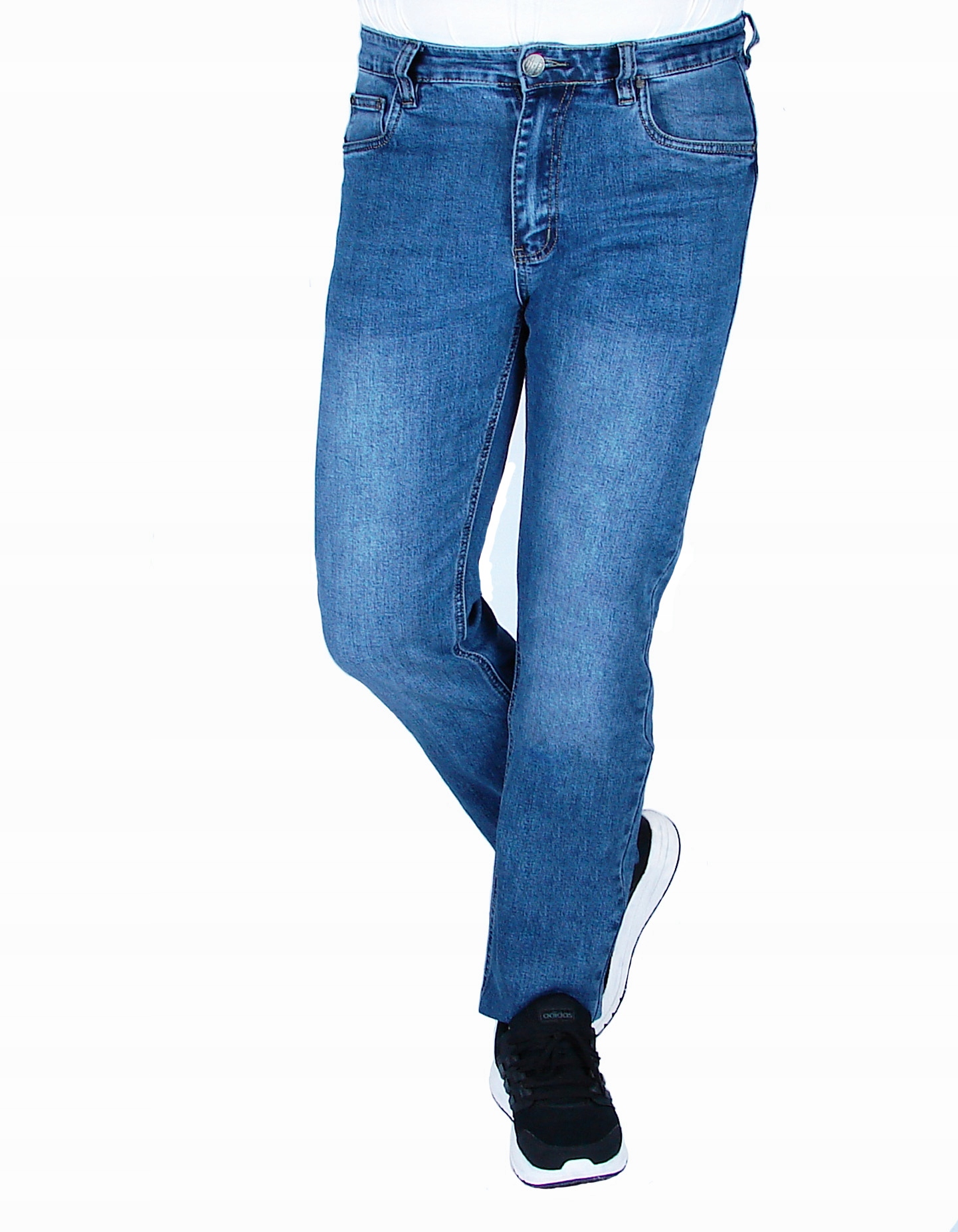 SPODNIE MĘSKIE JEANSOWE W 42 L 32 W110 -112 cm Rozmiar 42/32