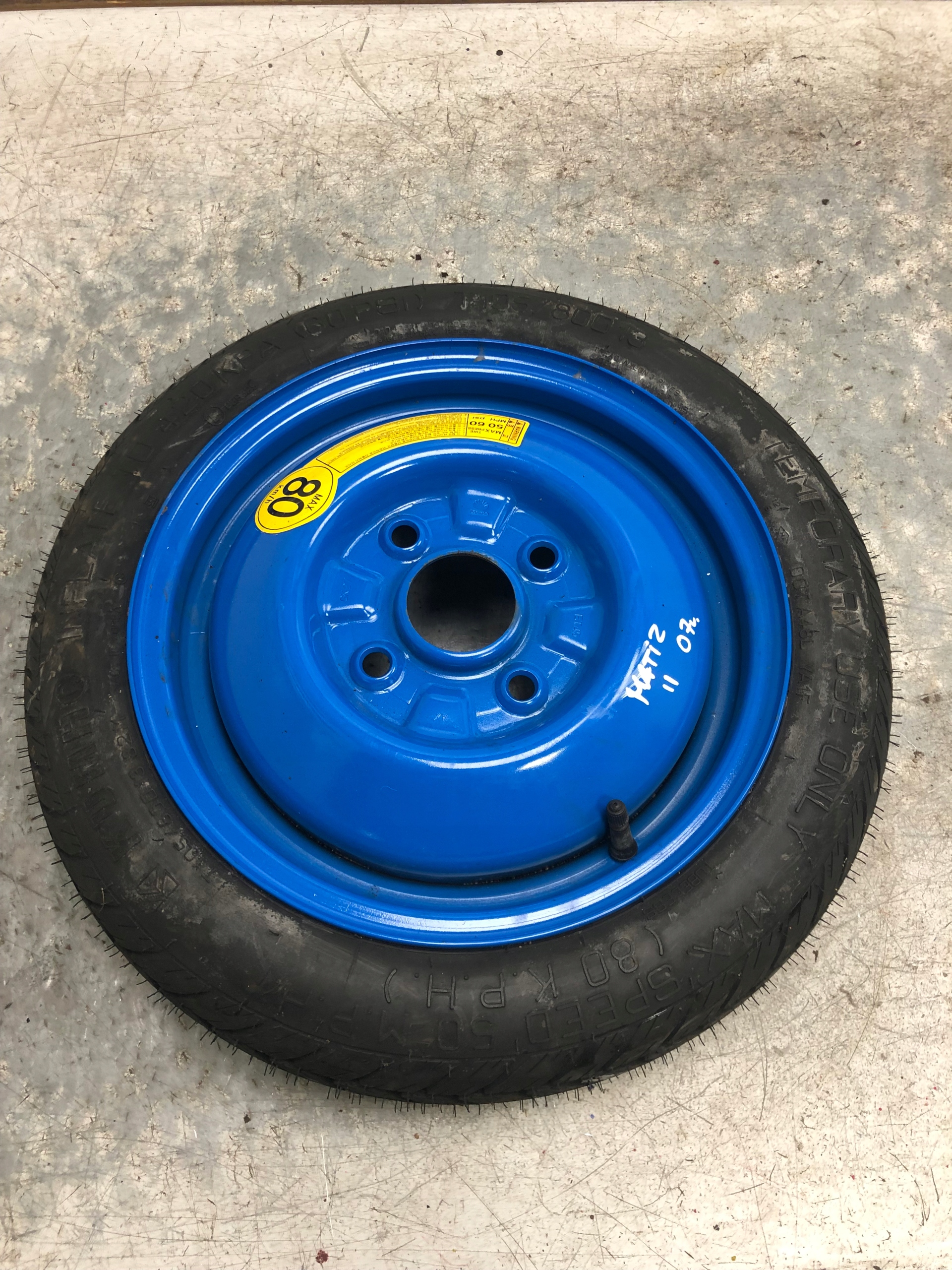 wheel spare 13" CHEVROLET MATIZ II