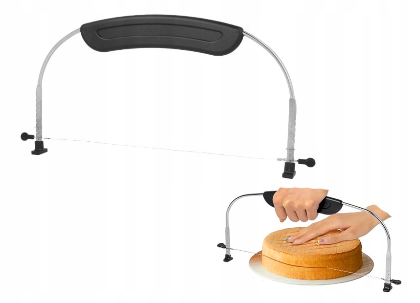 2 x Kráječ Strunový Kráječ Na Řezání Piškotu, dortu, piškotového těsta