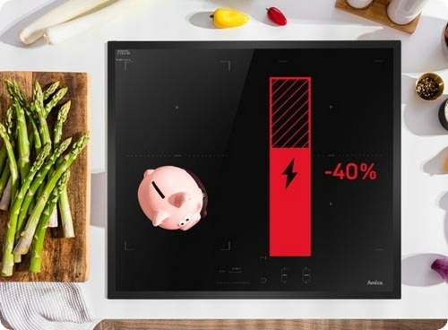 Zestaw Amica Płyta indukcyjna Piekarnik Okap Kod producenta PI6501+ED375171B F-Type + KBHI0160B