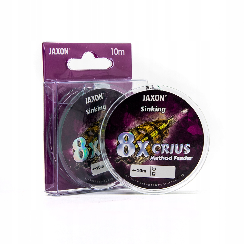 Jaxon Crius 8X Method Feeder 0.12 mm 10 m Plecionka Feederowa