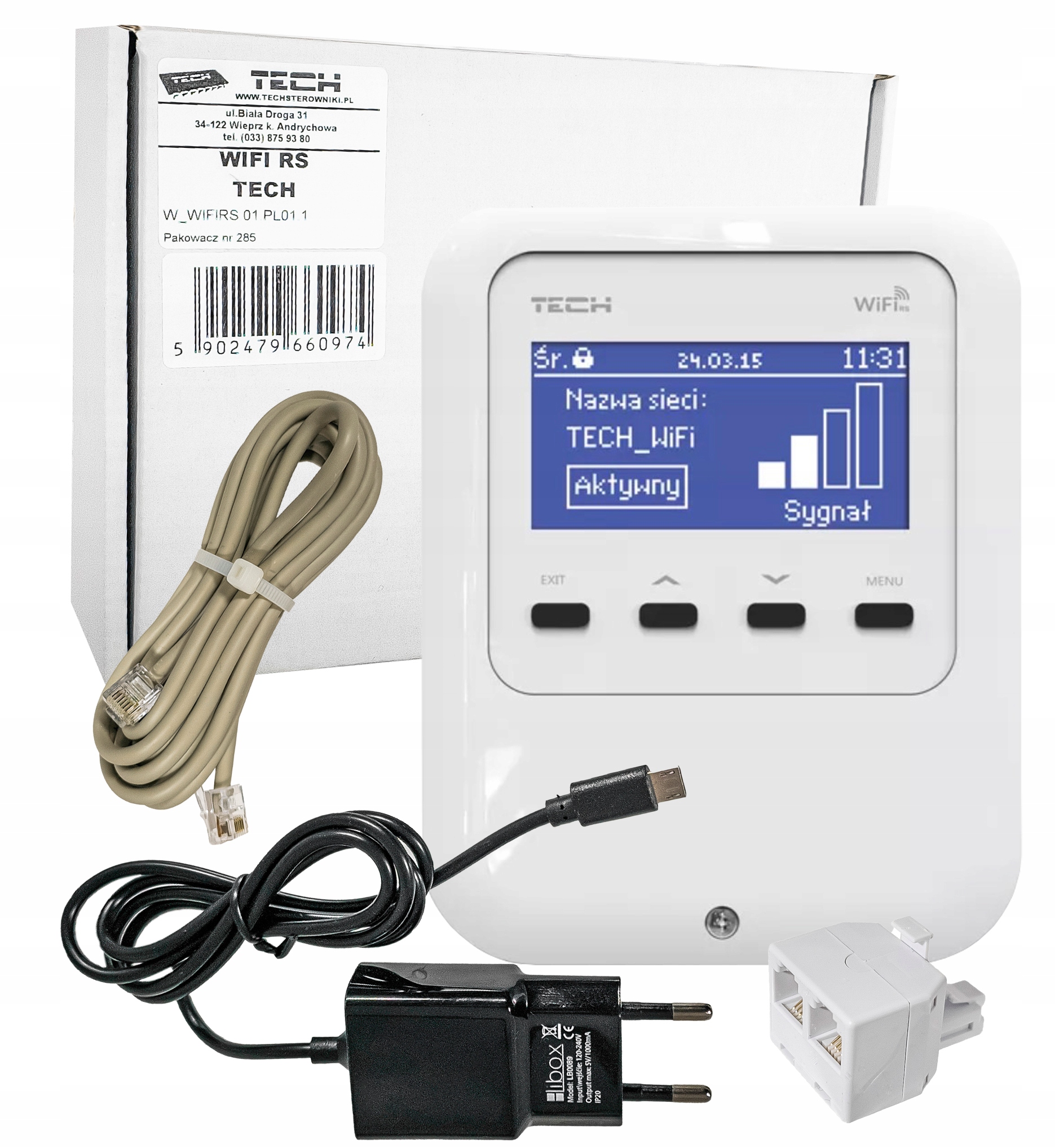 TECH WiFi RS MODUŁ INTERNETOWY DO LISTWY L-7 L-8