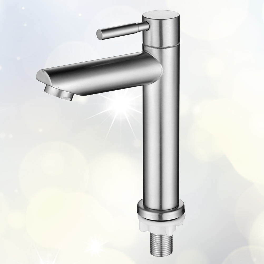 POJEDYNCZY PODSTAWA KRANU ZIMNEJ WODY ZE STALI NIERDZEWNEJ Kolor chrom