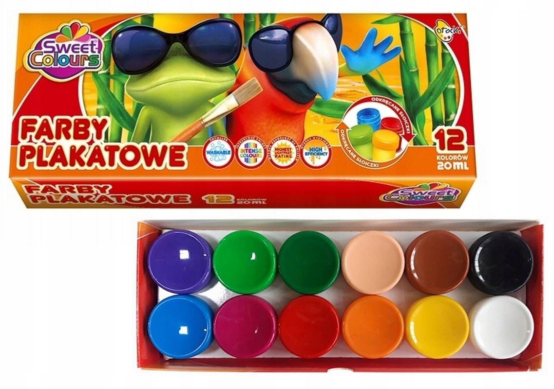 

Sweet Colours farby plakatowe 20ml