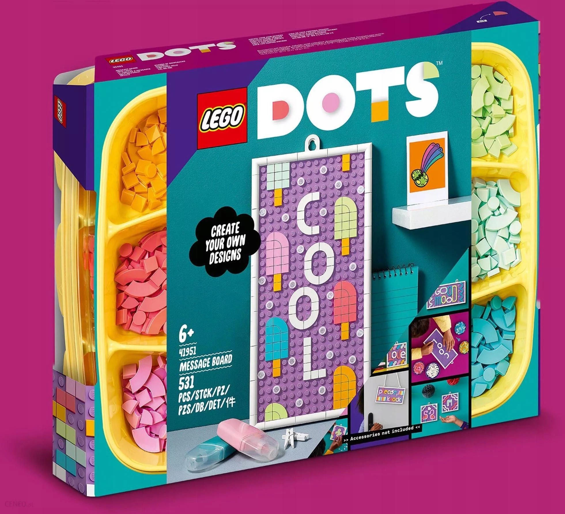 NEW LEGO DOTS 41951 KOLOROWA TABLICA OGŁOSZEŃ Marka LEGO