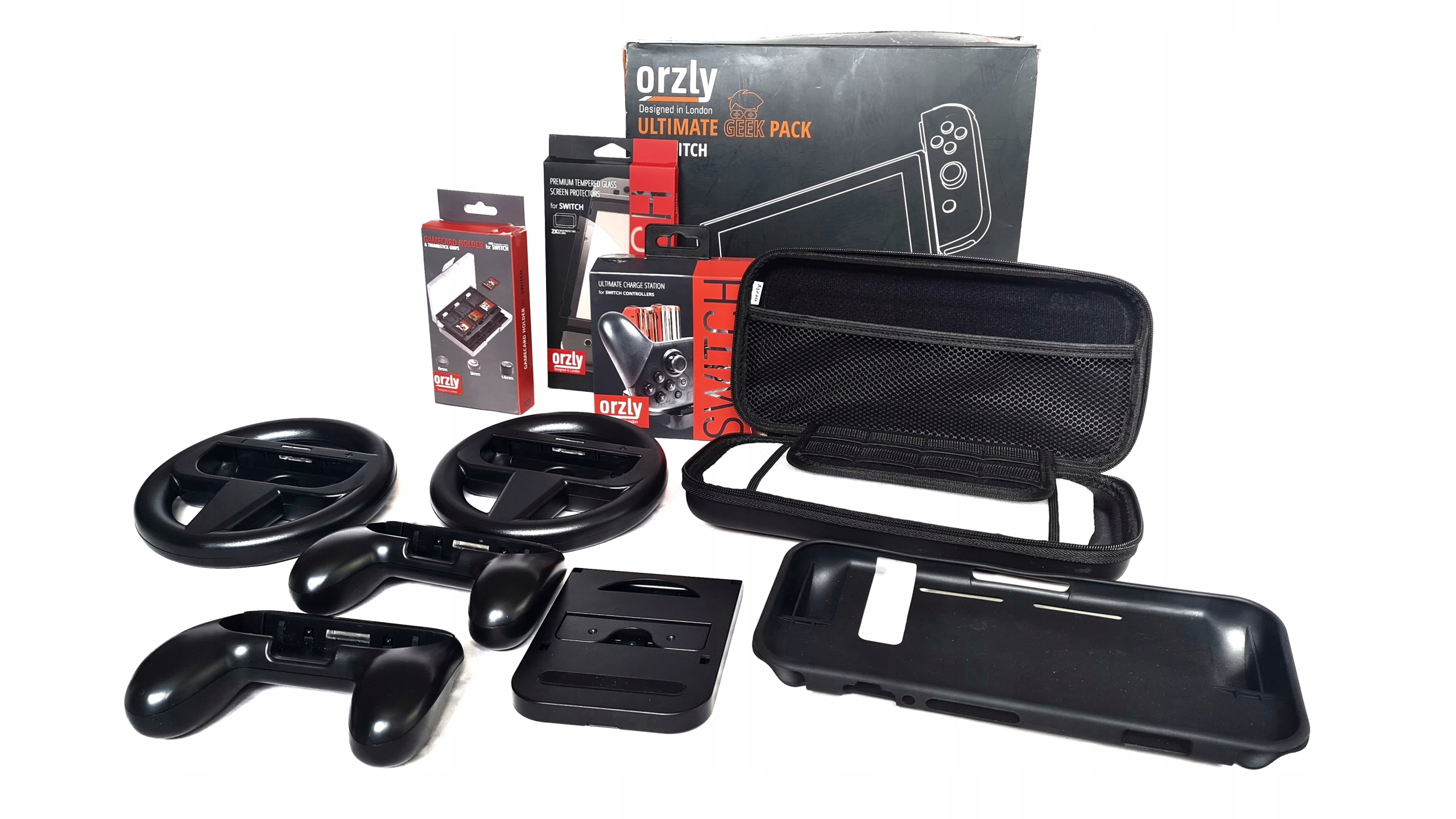 Nintendo Switch Orzly Ultimate Geek Pack Akcesoria