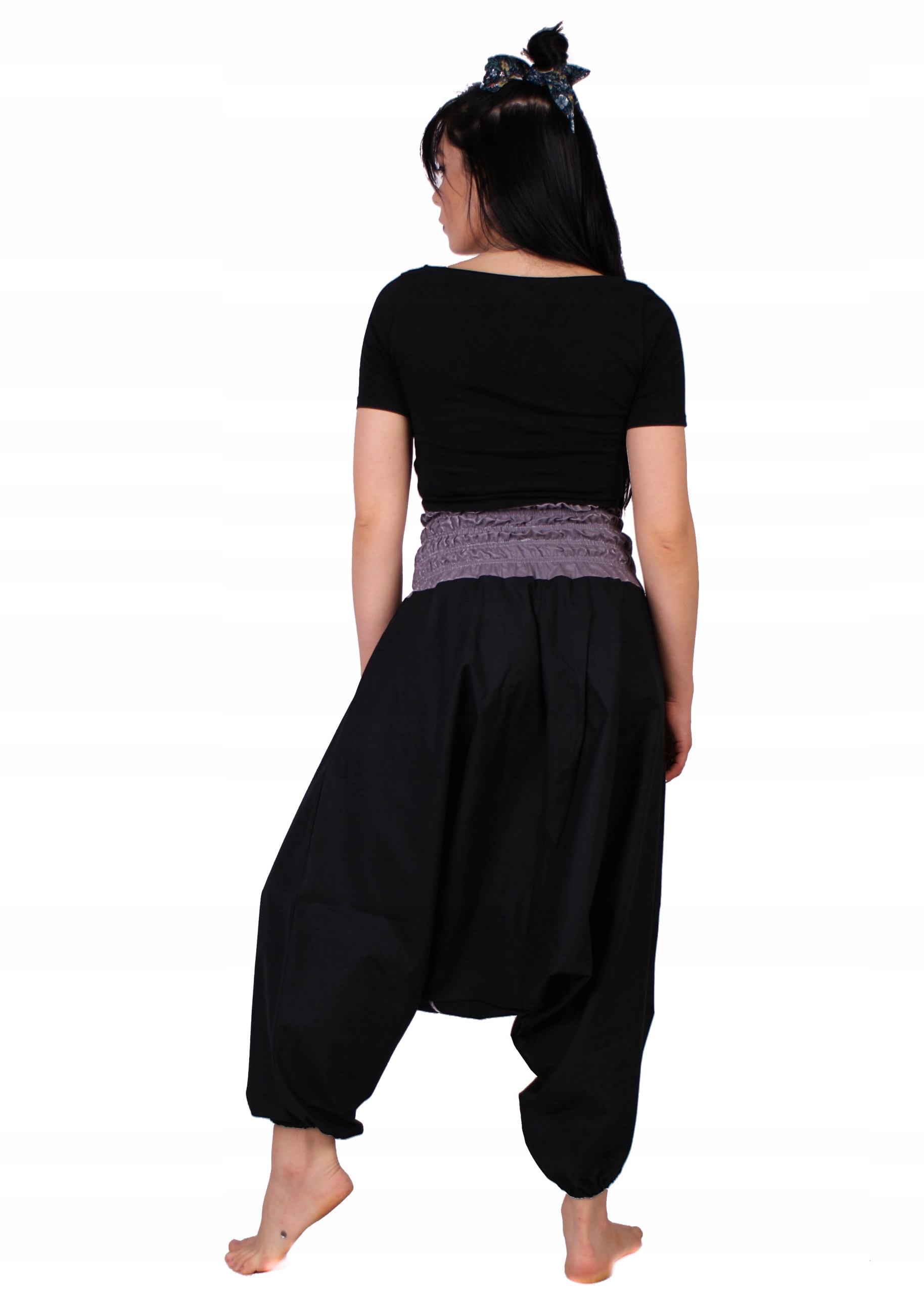 SZARAWARY BAWEŁNIANE XL WYGODNE KOLOROWE STYLOWE Model ALADYNKI