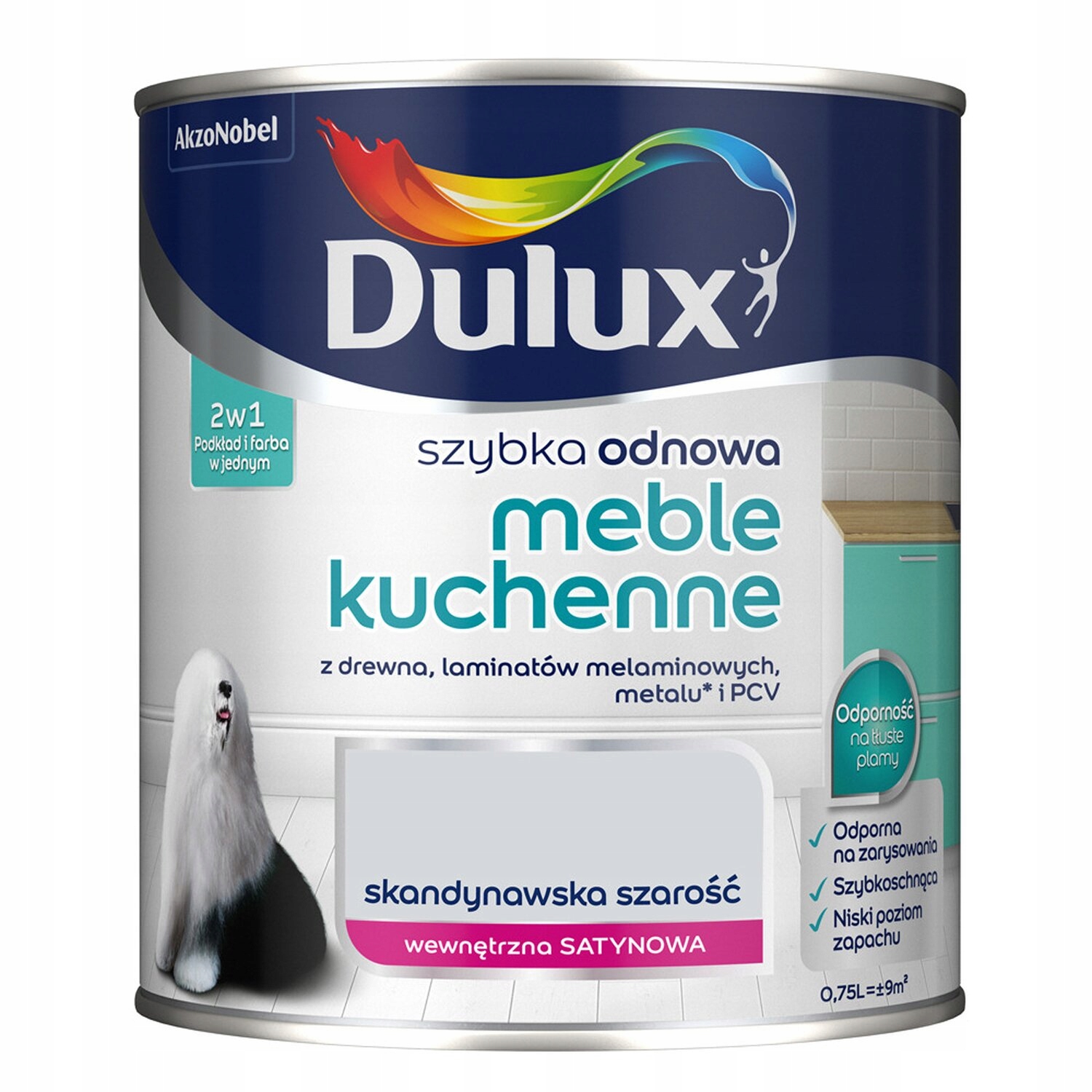 Dulux Szybka Odnowa Meble Kuch. Skand. szar. 750Ml