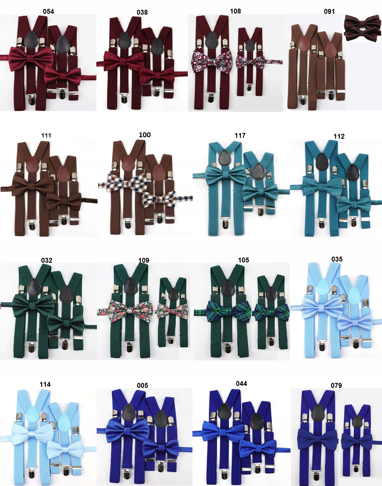 Komplet SZELKI i MUCHY beżowe ecru dla TATY i SYNA Model 026