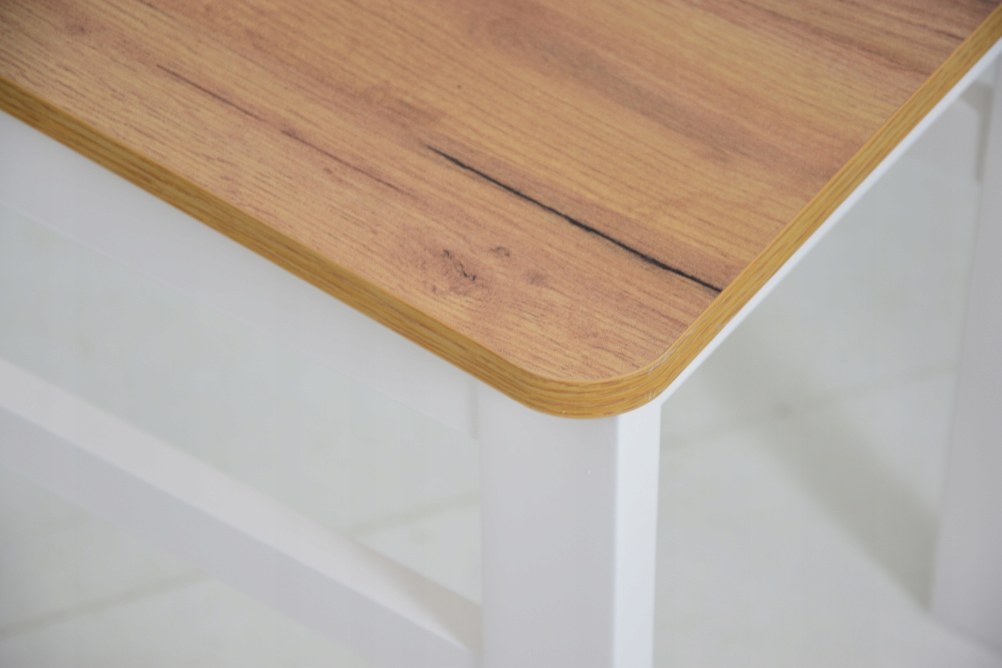 Zestaw Stół i 4 krzesła Krzyżak DĄB CRAFT Grubość blatu 3.2 cm