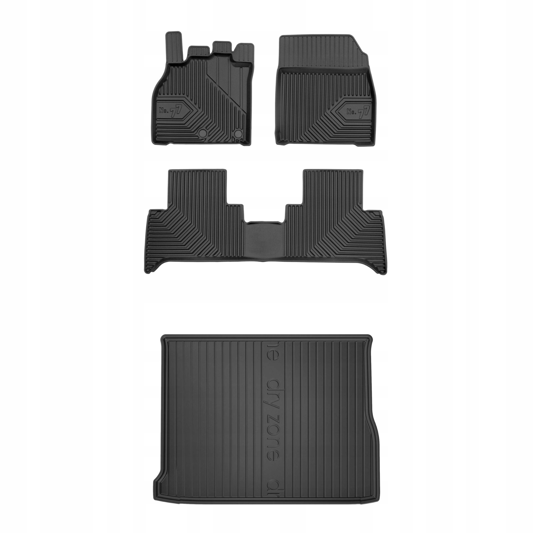 Sada gumového koberca a rohože pre Renault Scenic III