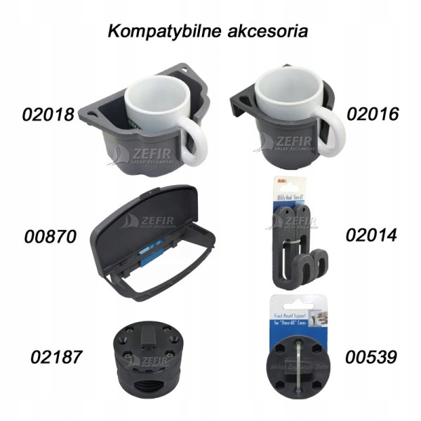 UCHWYT NA NAPOJE, SZKLANKĘ GRAFIT 9X9mm - 02016 Marka Lalzias