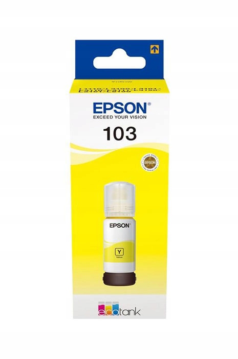 Tusz w butelce Yellow Epson 103 (T00S4, C13T00S44A)