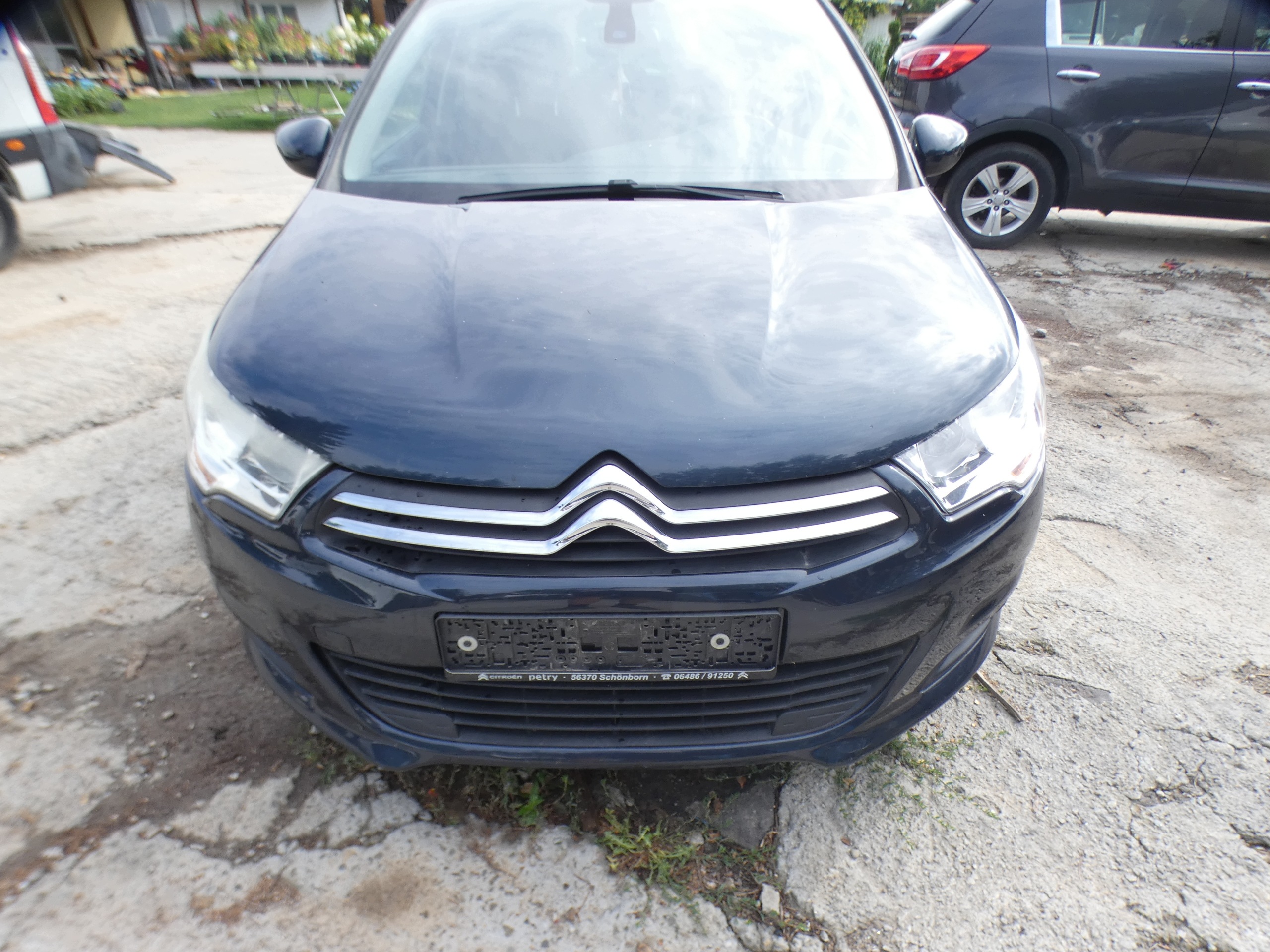 bonnet bumper lights complete front CITROEN C4 II B7 KGN